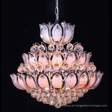 chapeamento de ouro pequeno candelabro para sala de jantar decoração de iluminação lustre de cristal
